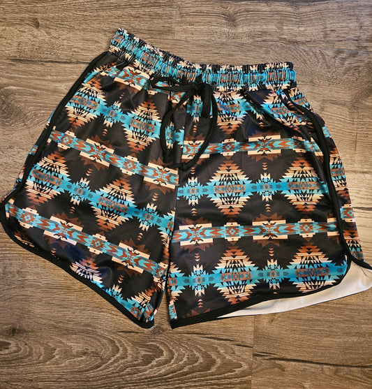 Ladies Aztec Shorts