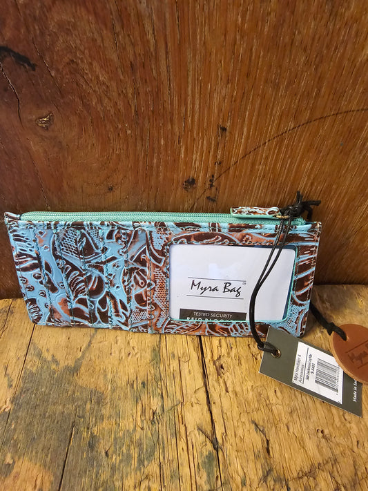 Delilah Creek Hand-Tooled Long Card Holder