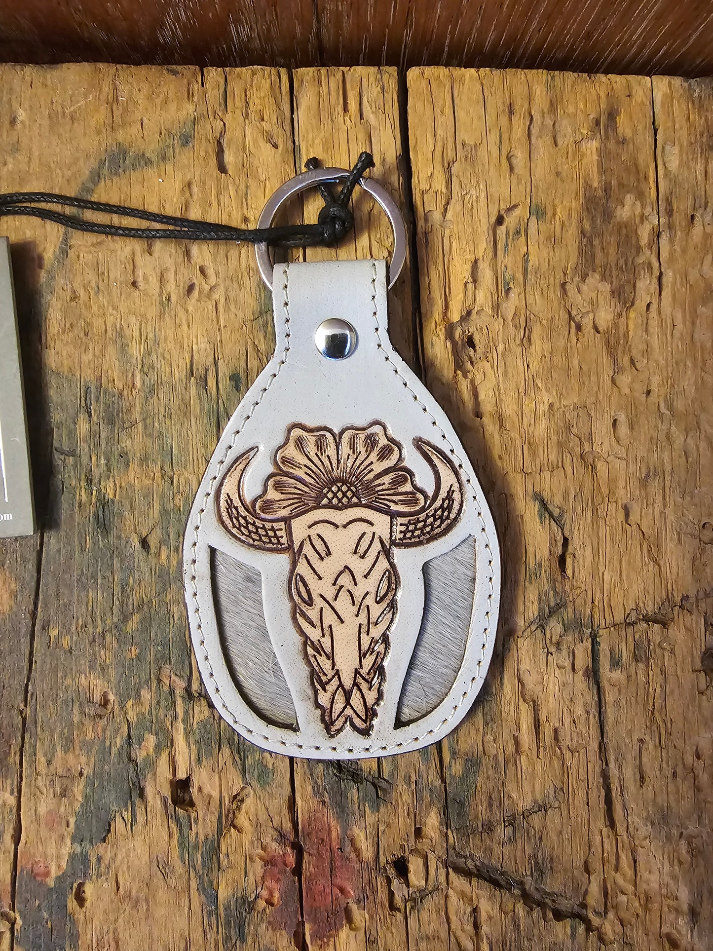 Steer Memories Leather Key Fob