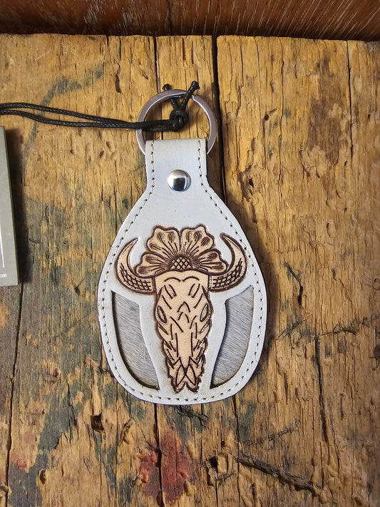 Steer Memories Leather Key Fob
