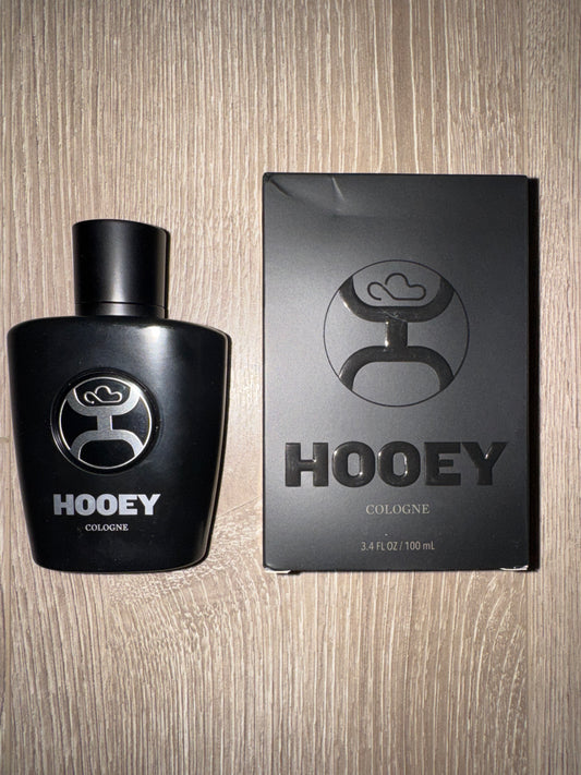 Hooey Original Men’s Cologne Black 3.4oz with Silver Hooey Logo