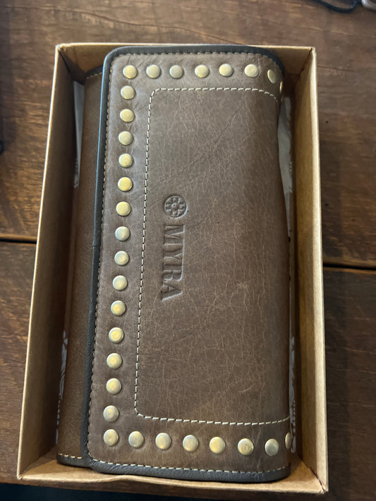 Myra: Danohue Peak Wallet in Turquoise