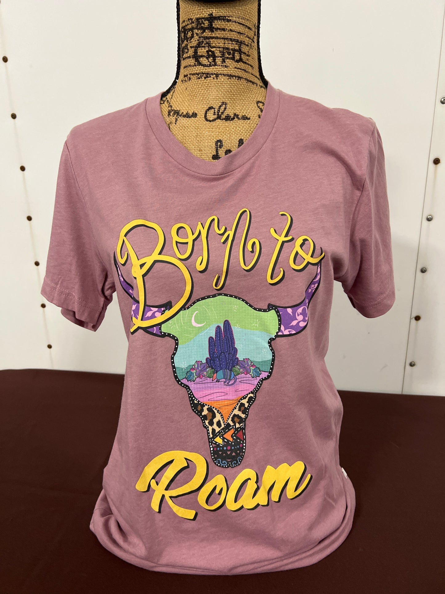 Rowdy Crowd: Born to Roam Purple Tee