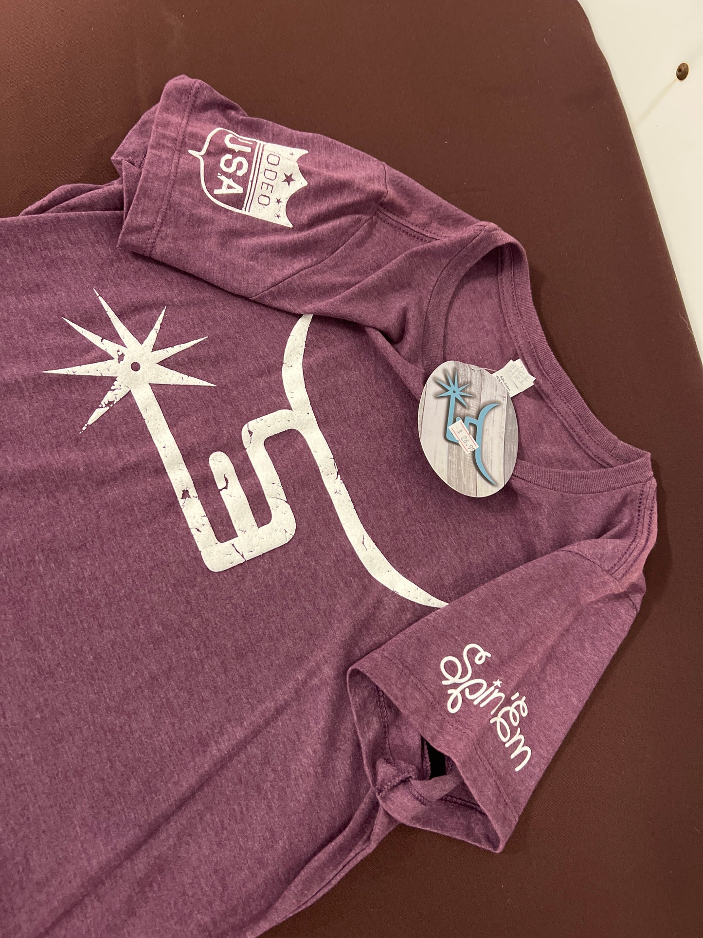 Spin Em: Ladies Purple Tee