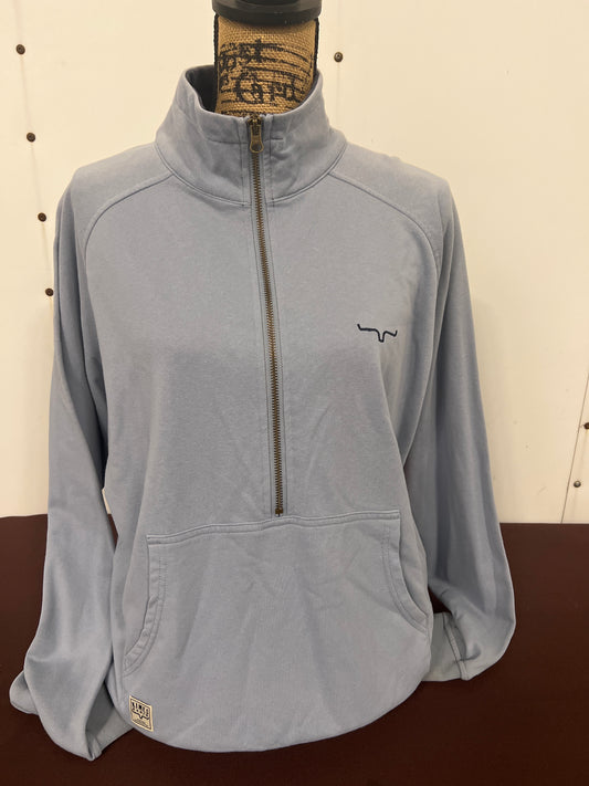 Kimes: Ladies Madeline Cropped Quarter Zip Sweatshirt