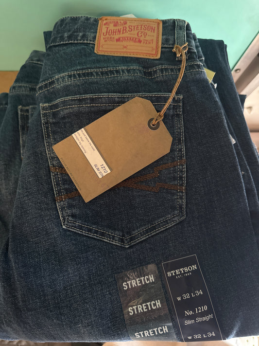 Stetsons Men’s Slim Straight Denim Jeans