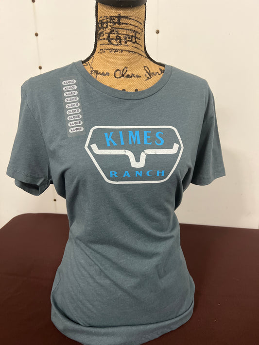 Kimes: Ladies Distance Indigo Tee