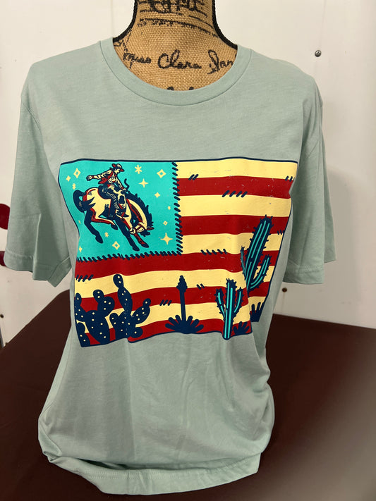 Rowdy Crowd: Star Spangled Tee