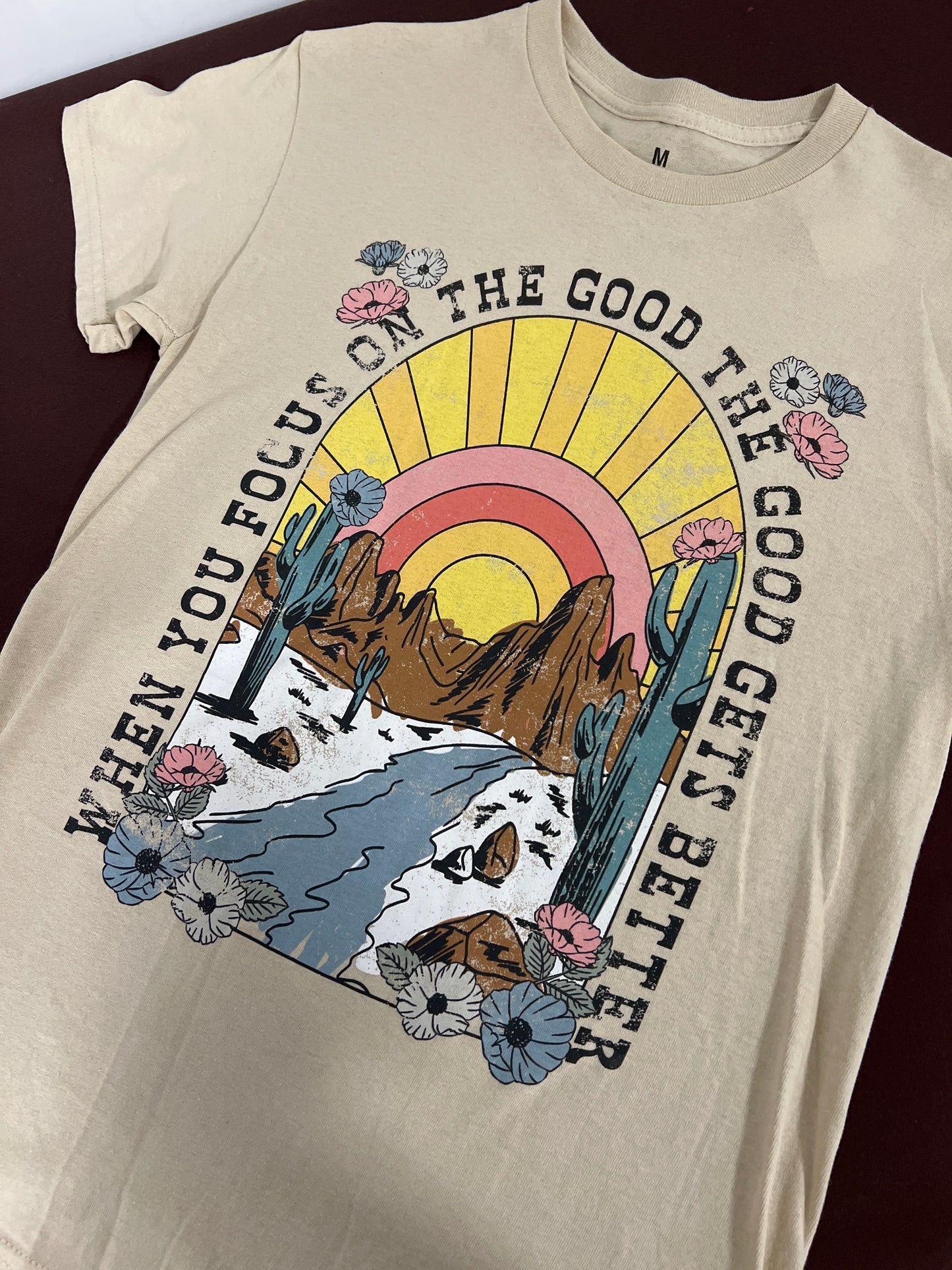 Goodie: Tan Inspiring Desert Design Tee