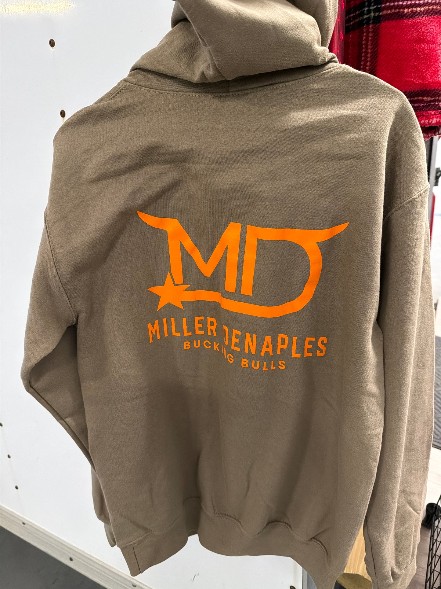 MD Bucking Bulls: Tan Hoodie