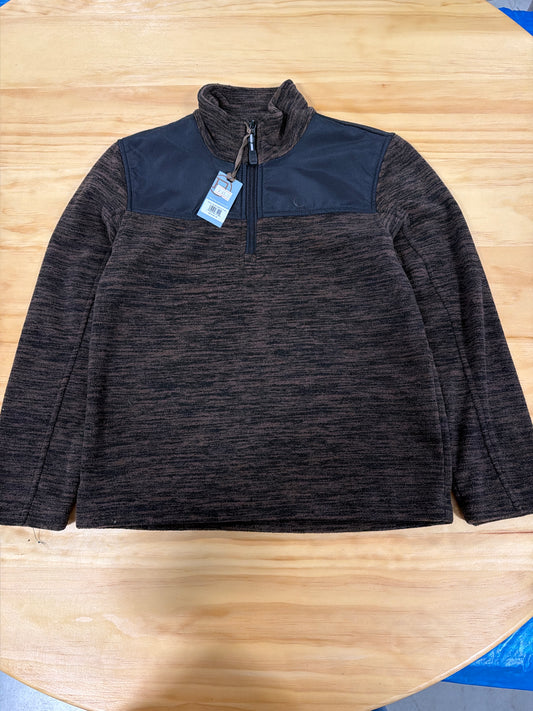 Roper: Youth Brown/Black Quarter zip
