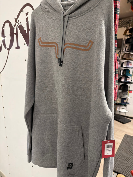 Kimes: Men’s Outlier Hood Grey Heather Hoody