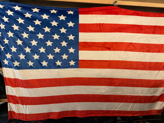 American Flag Throw Blanket