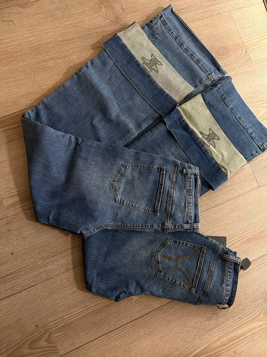 Tin Haul: Ladies Claire Wide Leg Jeans