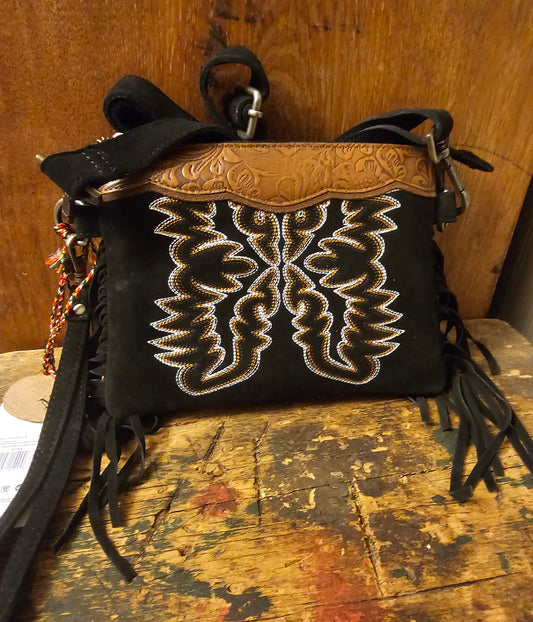 Desert Wing Crossbody with Fringe