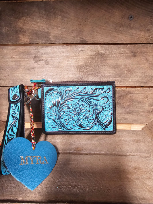 Credit Card Holder Turquoise