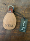Myra: Sky Diamond Leather Key Fob