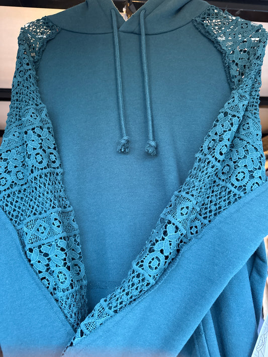 Hooey Ladies green Hoody