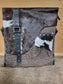 Easy Fork Ranch Leather & Hairon Bag