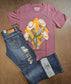 Rowdy Crowd: Ladies Stay Awhile Maroon Tee