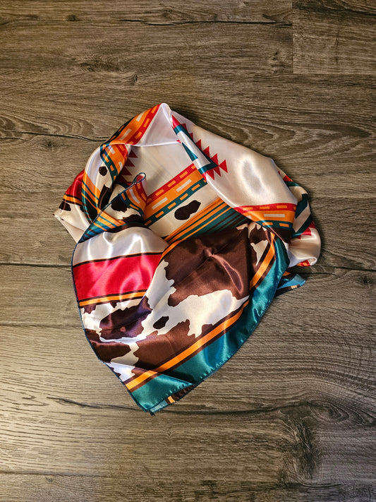 Cowprint Wild Rag