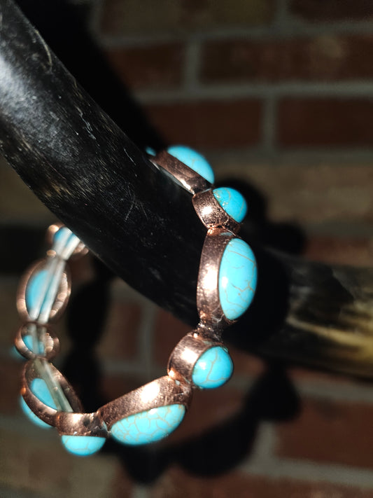 Western Stone Stretch Bracelet