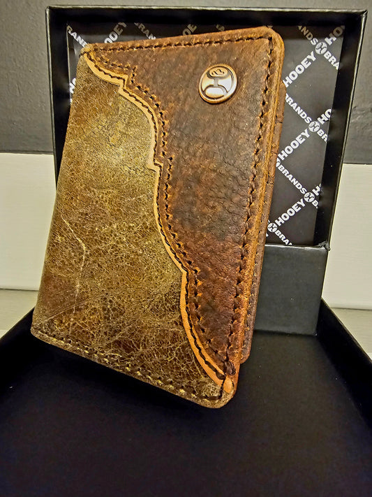 Hooey Men's Bifold Wallet with Money Clip