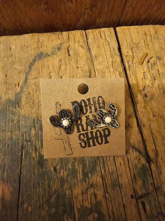 Mini Cactus Stud Earrings