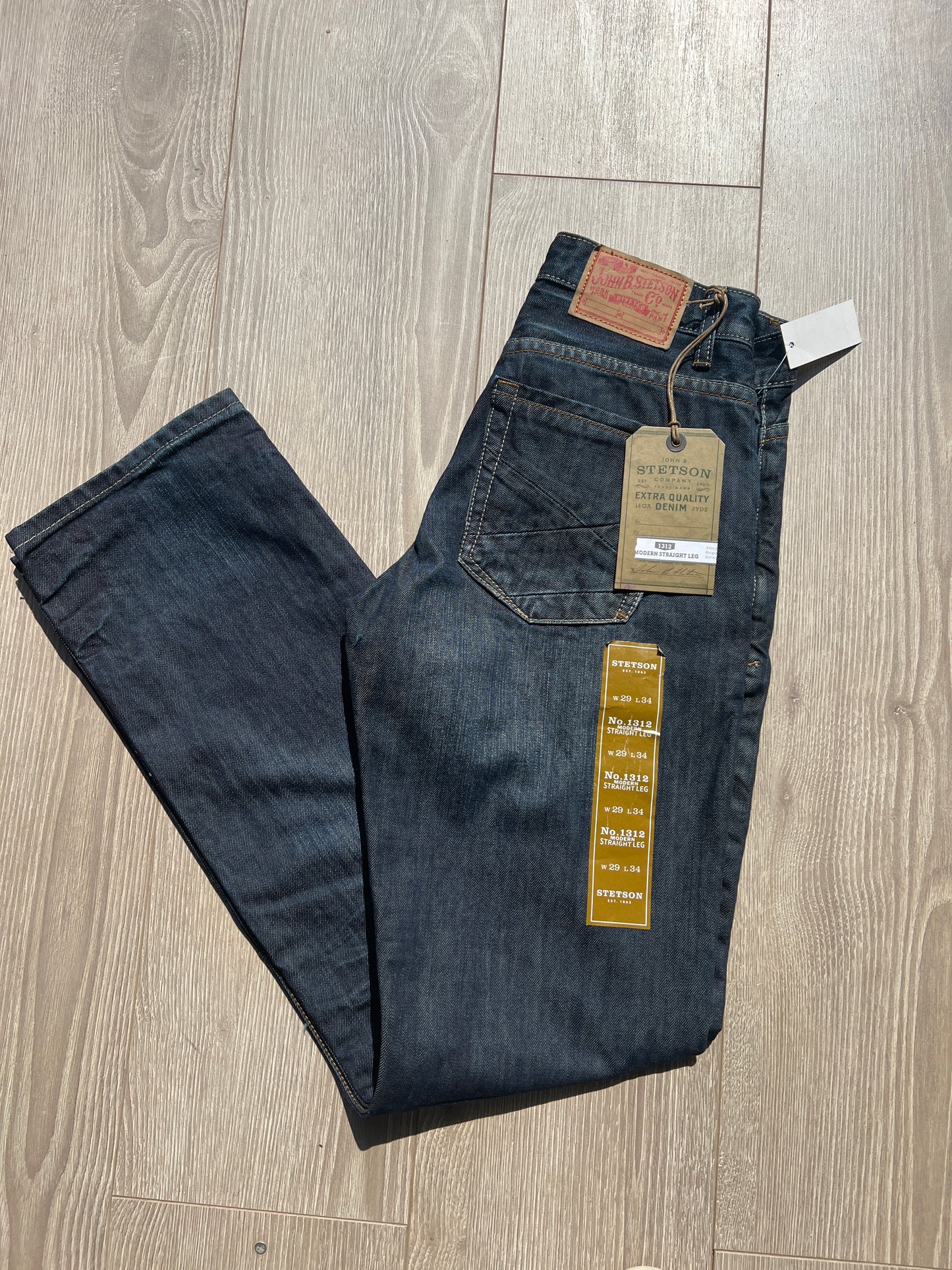 Stetsons: Men’s Modern Straight Leg Denim Jeans