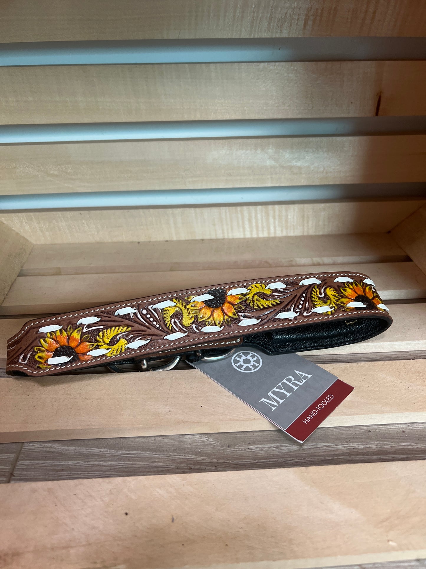 Myra: Prairie Sunflower Trail Dog Collar