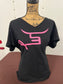 Spin Em: Ladies Black Tee