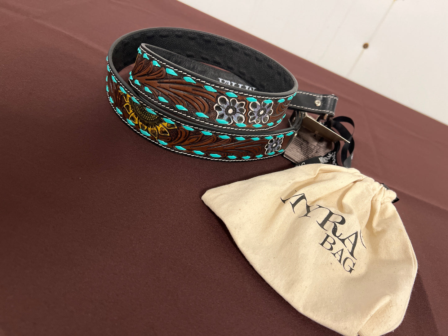 Myra: Pony Way Hand-tooled Leather Strap