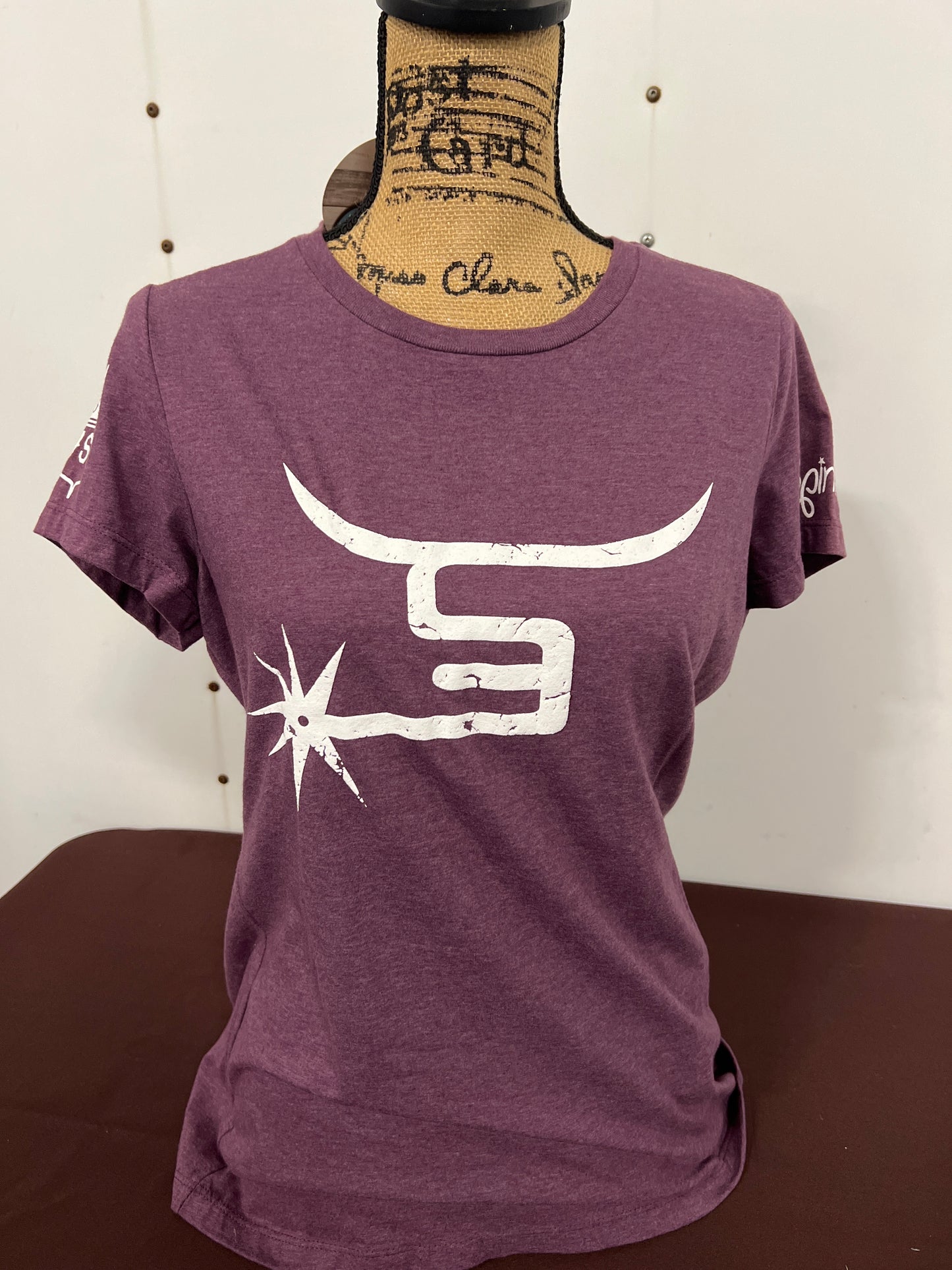 Spin Em: Ladies Purple Tee