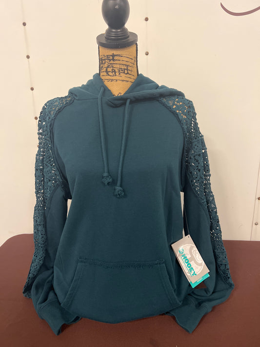Hooey: Ladies Chaparral Teal Hoody