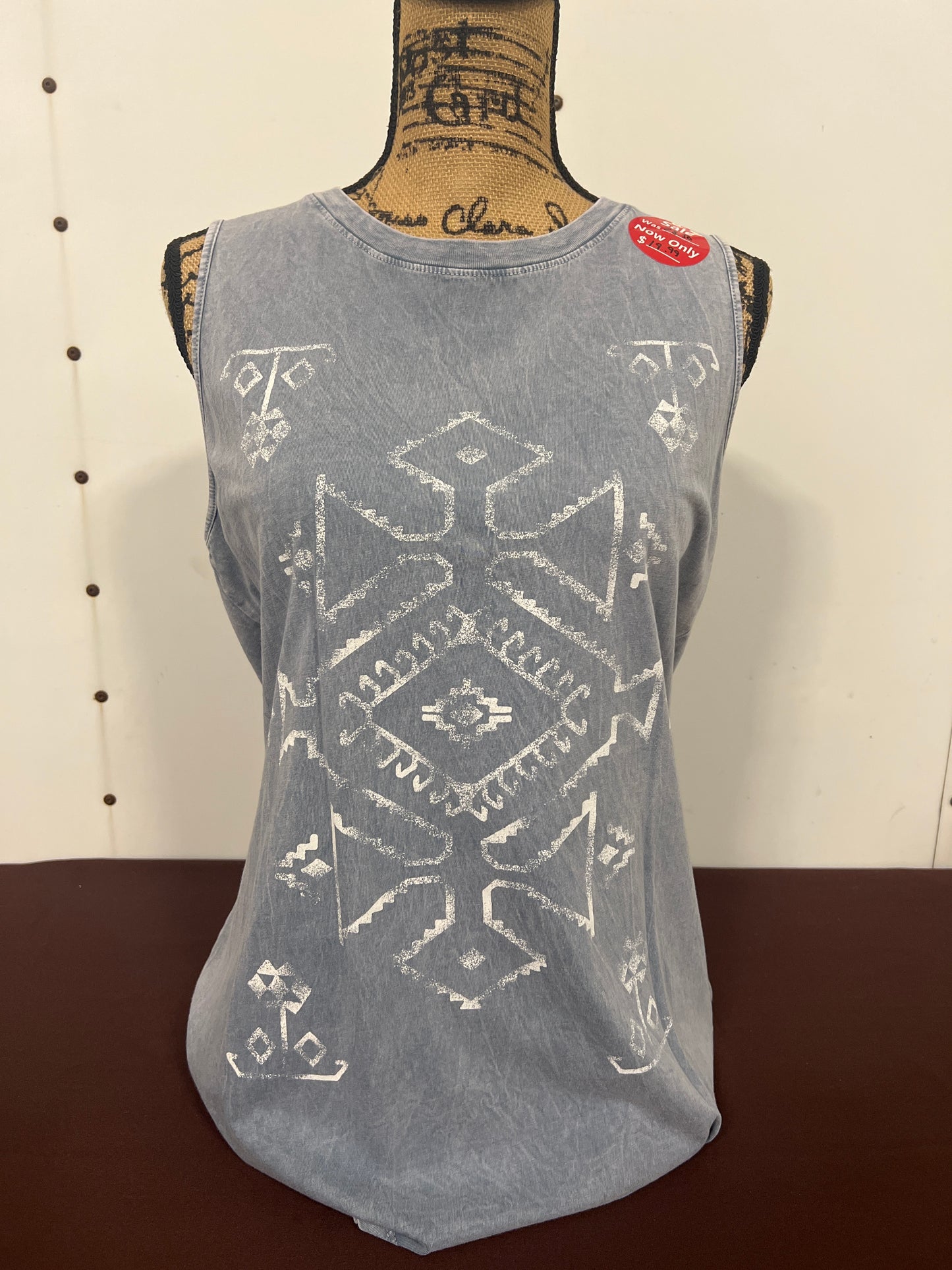 HRT&LUV: Ladies Aztec Sleeveless Tank Top