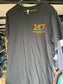 MD Bucking Bulls: Black Short Sleeve Shirt with Orange Logo