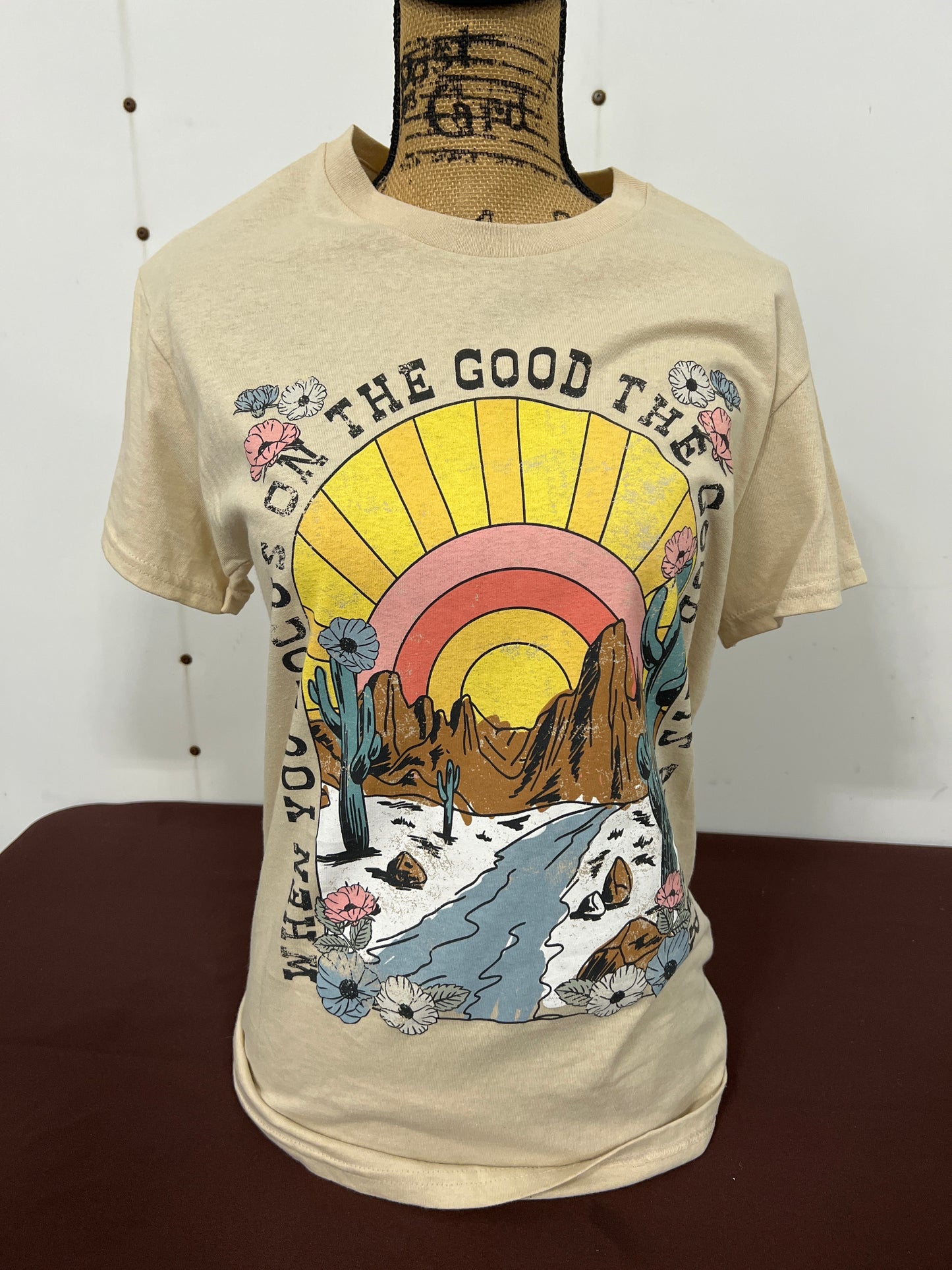 Goodie: Tan Inspiring Desert Design Tee