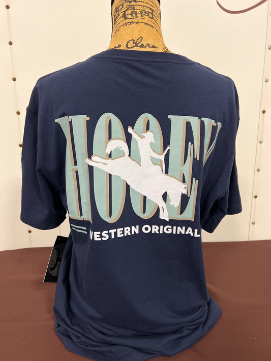 Hooey: Men’s Blue Wild Ride Tee