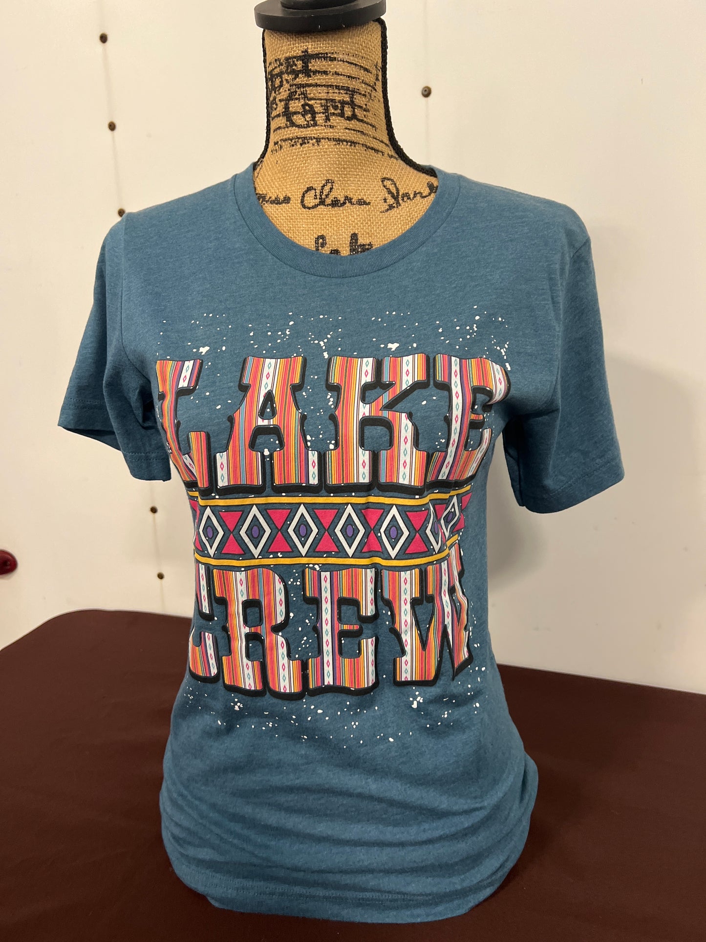 Rowdy Crowd: Ladies Lake Crew Colorful Tee