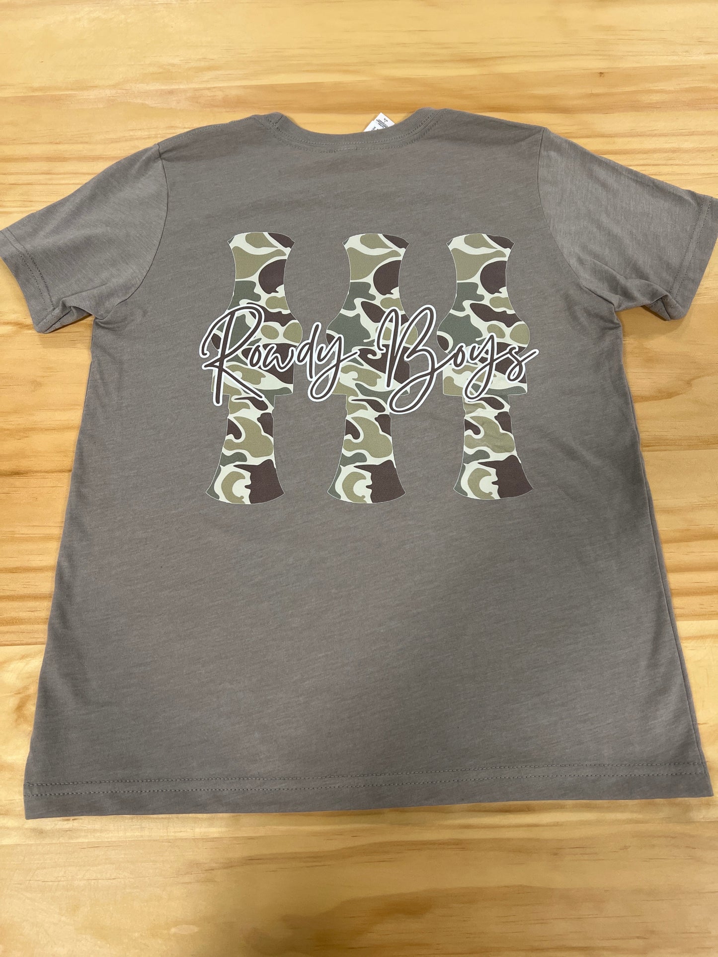 Rowdy Boys: Youth Camo T shirt