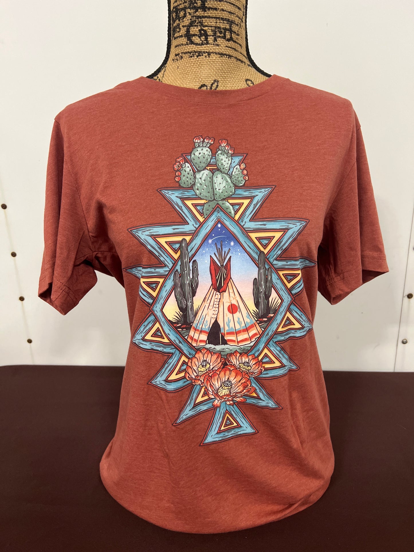 Rowdy Crowd: Ladies TePee Red Tee