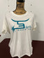 Spin Em: Ladies White Tee