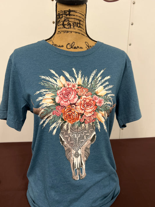 Rowdy Crowd: Ladies Soulful Skull Tee