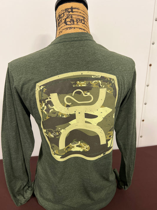 Hooey: Men’s Zenith Olive Long Sleeve