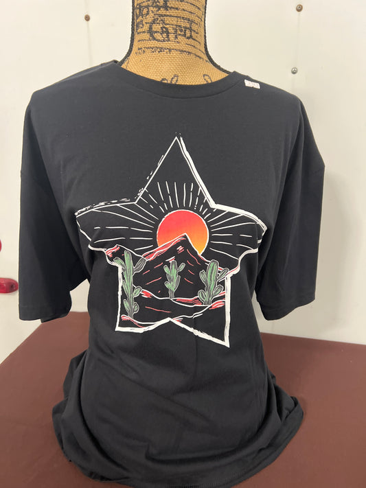 Rowdy Crowd: Ladies Desert Star Tee