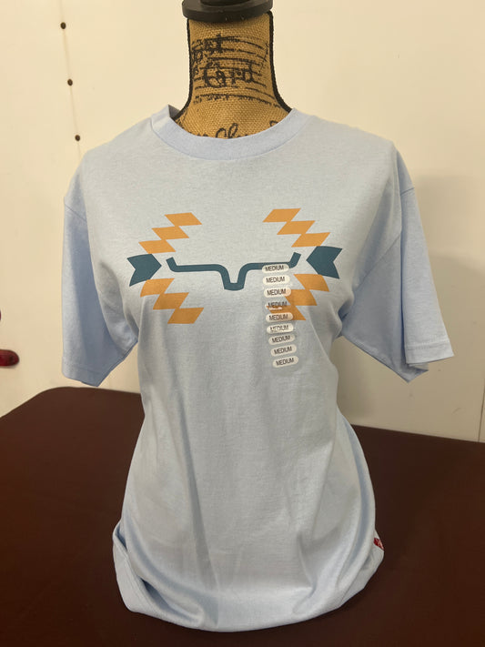 Kimes: Ladies Cactus Sunset Cool Blue Tee