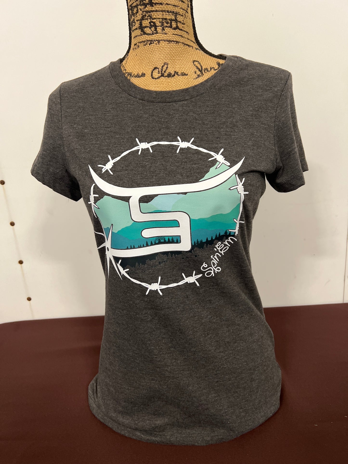 Spin Em: Ladies Mountain Tee