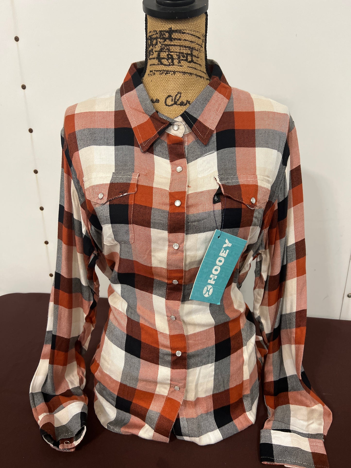Hooey: Ladies Long Sleeve Flannel