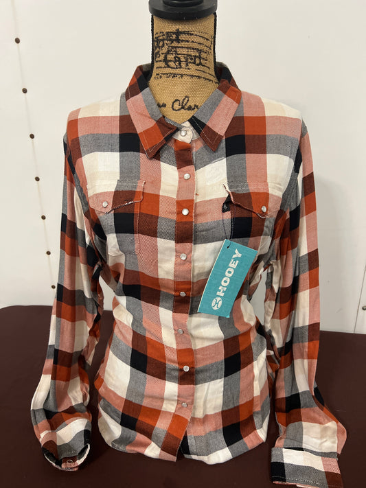 Hooey: Ladies Long Sleeve Flannel