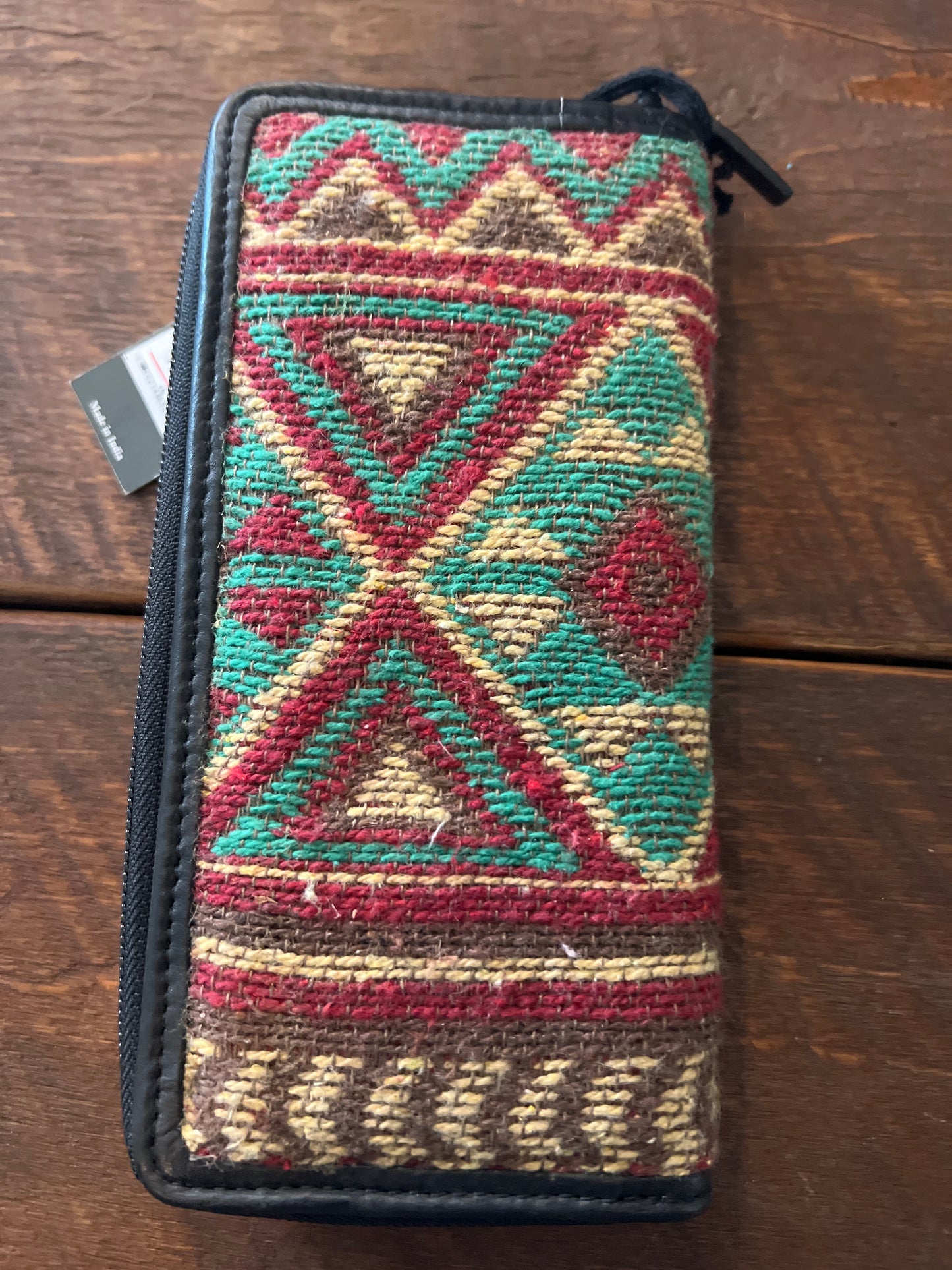 Myra: Canary Woven Fabric Wallet